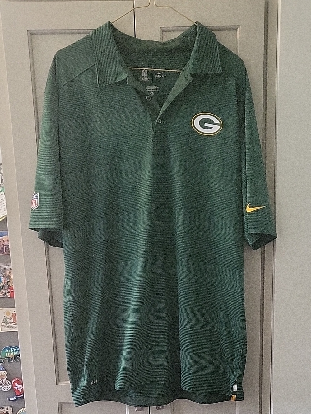 Nike Green Bay Packers Polo with Logo